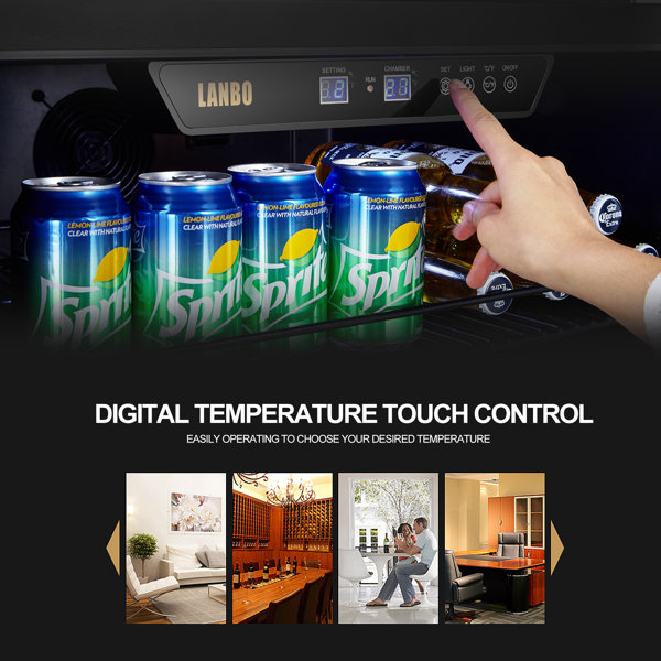 Lanbo BuiltIn 110 Can 23" Convertible Beverage Refrigerator & Reviews